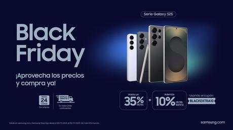 Black Friday Samsung.com se extiende hasta 03 de diciembre con promociones con un 10% extra