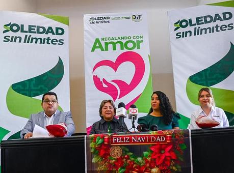 Inicia en Soledad el programa “Regalando Sonrisas” para alegrar a niñas y niños con discapacidad