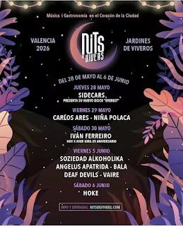 Nits de vivers 2026, confirmaciones