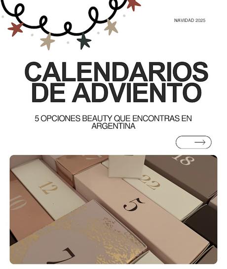 calendarios de adviento argentina cosmética perfumes donde comprar precios