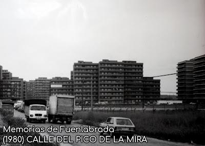 Calle del Pico de la Mira en 1980