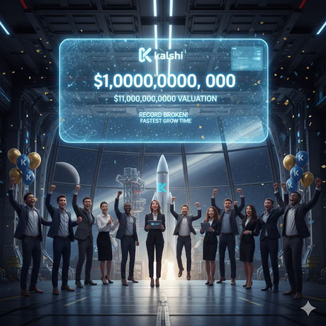 Kalshi rompe récords: recauda 1.000 millones y alcanza una valoración de 11.000 millones en tiempo récord