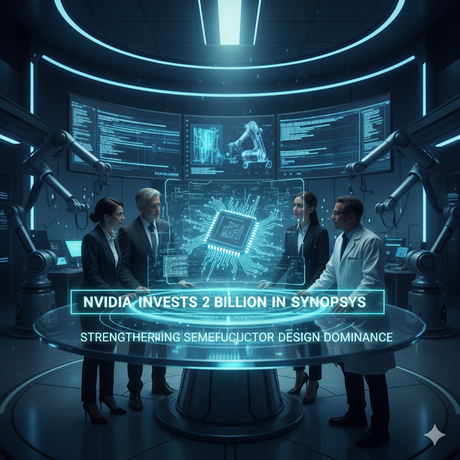 Nvidia apuesta 2.000 millones por Synopsys y redefine el futuro del diseño de chips impulsado por IA