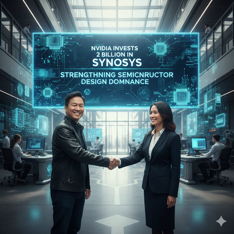 Nvidia apuesta 2.000 millones por Synopsys y redefine el futuro del diseño de chips impulsado por IA