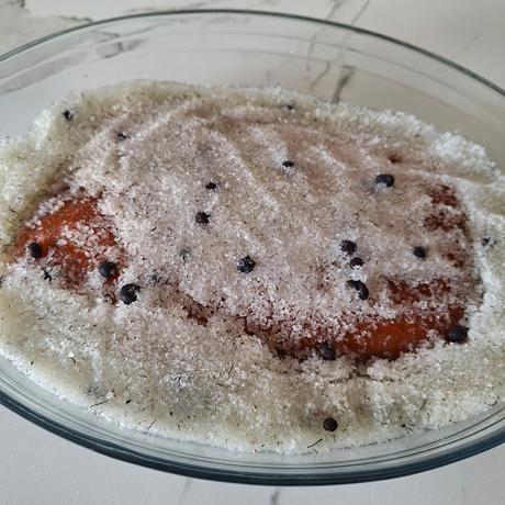 Salmón marinado casero Salmón marinado casero