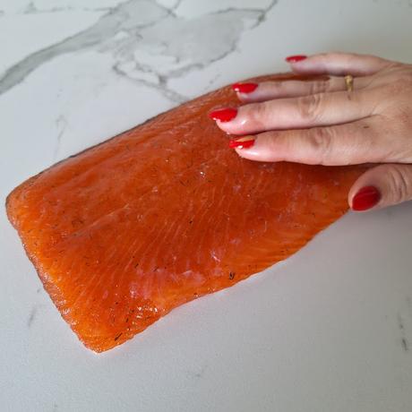 Salmón marinado casero Salmón marinado casero