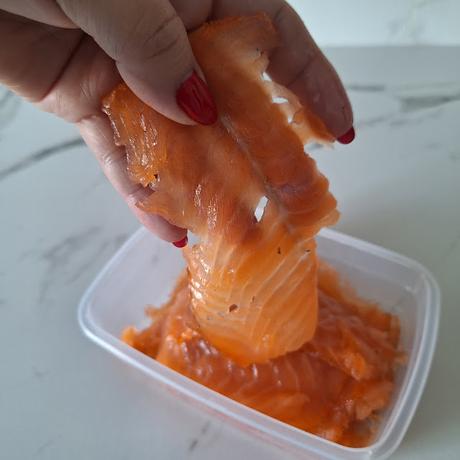 Salmón marinado casero Salmón marinado casero