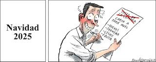 DE LAS VIÑETAS DE HUMOR DEL BLOG DE HOY LUNES, 8 DE DICIEMBRE DE 2025.