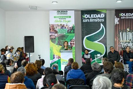 Alcalde de Soledad anuncia aumento al apoyo para adultos mayores a partir de 2025