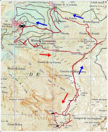 Sotres-Picu Boru/Deboru-Cuetu Tejáu