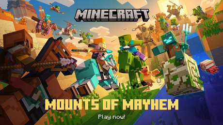¡Ya está disponible la actualización Mounts of Mayhem en Minecraft! ¡Ya está disponible la actualización Mounts of Mayhem en Minecraft!