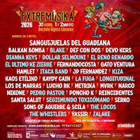 Confirmaciones del Extremusika 2026 en el Recinto Hípico de Cáceres