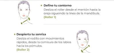 Masaje facial con roller de Jade Masaje facial con roller de Jade