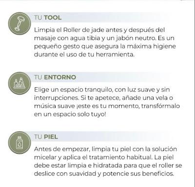 Masaje facial con roller de Jade Masaje facial con roller de Jade