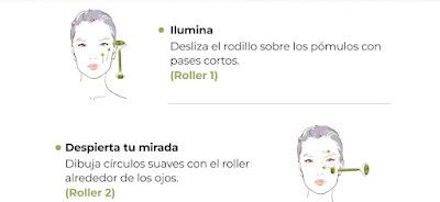 Masaje facial con roller de Jade Masaje facial con roller de Jade
