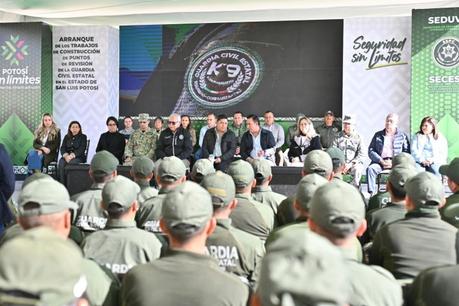 Ricardo Gallardo pone en marcha 15 puntos estratégicos de seguridad en San Luis Potosí