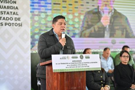 Ricardo Gallardo pone en marcha 15 puntos estratégicos de seguridad en San Luis Potosí