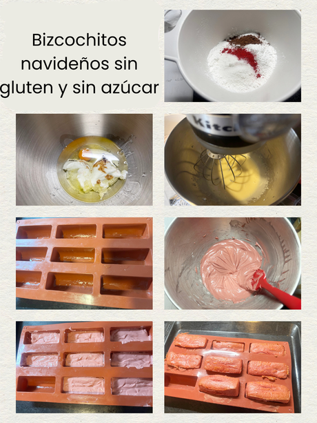 Bizcochitos navideños sin gluten y sin azúcar Bizcochitos navideños sin gluten y sin azúcar