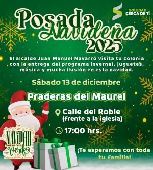 Juan Manuel Navarro iniciará recorrido navideño en todo el municipio de Soledad Juan Manuel Navarro iniciará recorrido navideño en todo el municipio de Soledad