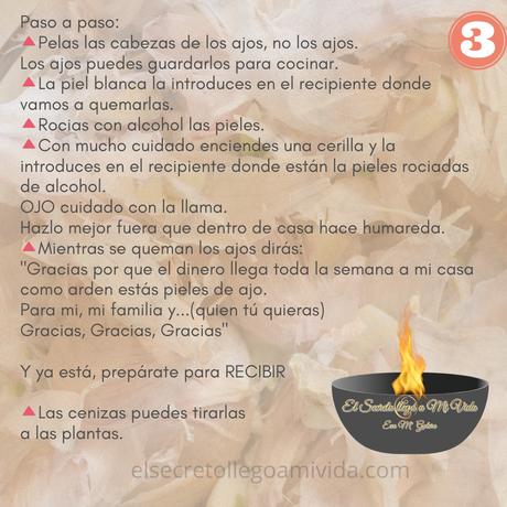 🌟 Ritual de los Ajos para el Dinero