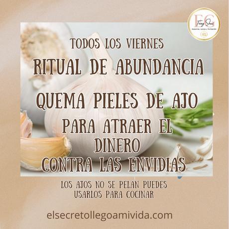 🌟 Ritual de los Ajos para el Dinero