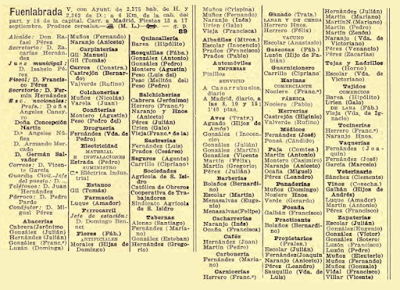 El Comercio de Fuenlabrada en 1936 El Comercio de Fuenlabrada en 1936