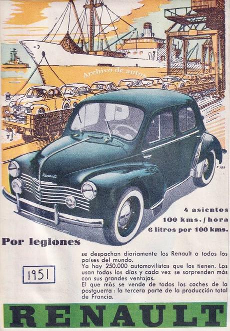 Renault 4CV exportado en el año 1951 Renault 4CV exportado en el año 1951