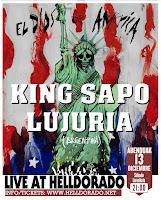 Concierto de King Sapo y Lujuria en Hell Dorado