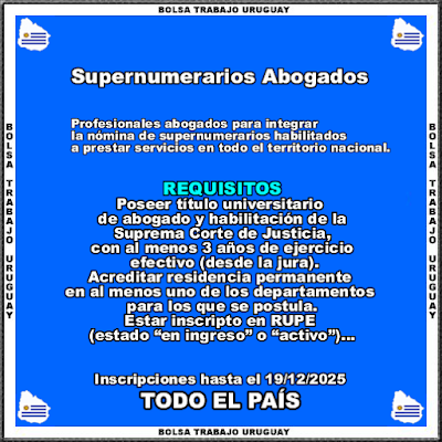 Supernumerarios Abogados Supernumerarios Abogados