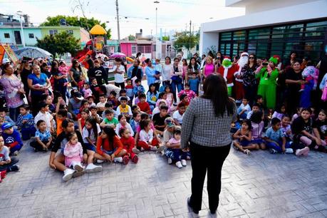Alegría y convivencia continúan en colonias de Villa de Pozos Alegría y convivencia continúan en colonias de Villa de Pozos
