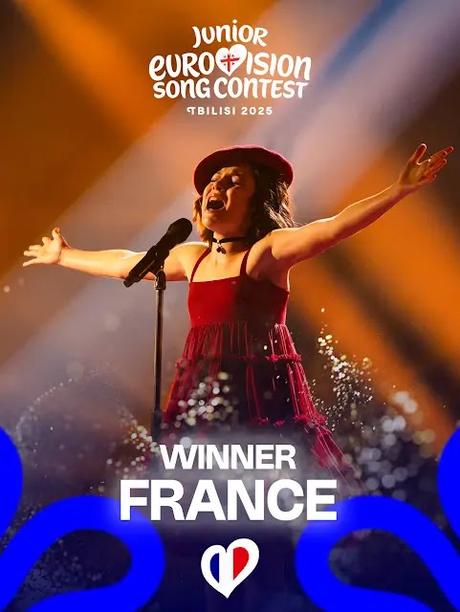 FRANCIA GANA EUROVISIÓN JUNIOR 2025 FRANCIA GANA EUROVISIÓN JUNIOR 2025