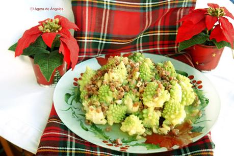 Romanescu con jamón  El Ágora de Ángeles