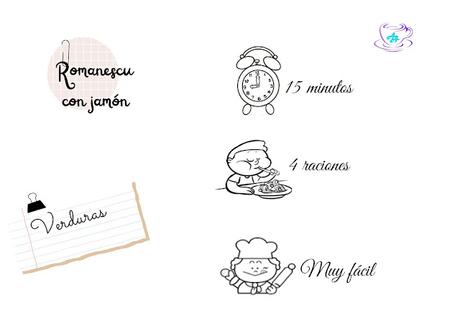 ROMANESCU CON JAMÓN