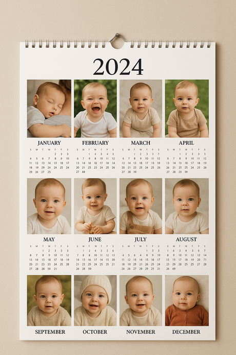 Las fotos más épicas de tu bebé, ahora en un calendario Las fotos más épicas de tu bebé, ahora en un calendario