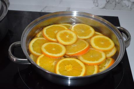 Naranjas confitadas caseras