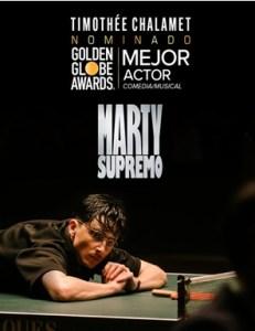 ÂŤMarty SupremoÂť llega a Chile con nominaciones a los Globos de Oro y Critics Choice Awards ÂŤMarty SupremoÂť llega a Chile con nominaciones a los Globos de Oro y Critics Choice Awards