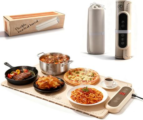 Bandejas Calentadoras Plegables/Enrollables- El Alma de las Fiestas Navideñas 2025 18 Bandejas Calentadoras Plegables/Enrollables- El Alma de las Fiestas Navideñas 2025 18