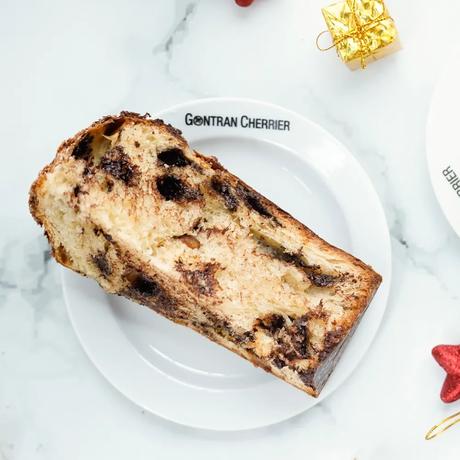 panettone con chocolate y naranja