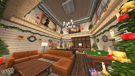 Nuestra Mansión Navideña en Minecraft Nuestra Mansión Navideña en Minecraft