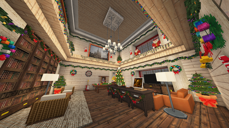 Nuestra Mansión Navideña en Minecraft Nuestra Mansión Navideña en Minecraft
