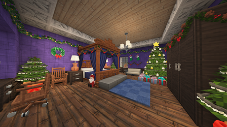 Nuestra Mansión Navideña en Minecraft Nuestra Mansión Navideña en Minecraft