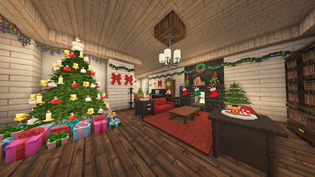 Nuestra Mansión Navideña en Minecraft Nuestra Mansión Navideña en Minecraft