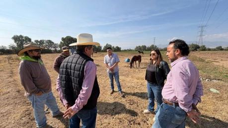 Delegación de La Pila y Secretaría de Bienestar Capitalina acuerdan acciones para impulsar el campo en El Jaralito