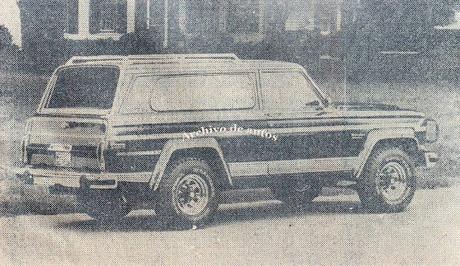 Jeep Cherokee de American Motors del año 1980