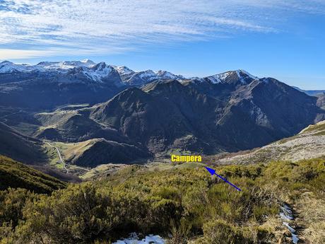 Peña Valdecuélabre desde Llamardal