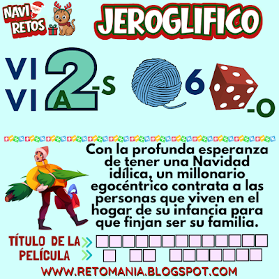 Desafíos matemáticos, Retos matemáticos, Problemas matemáticos, Retos mentales, Juegos mentales, Juegos visuales, Acertijos, Navidad, Matemática y Navidad, MateNavidad, Juegos en el aula, Aprender jugando, Jugando aprendo, Retos visuales, Juegos visuales, Jeroglíficos, Jeroglíficos escolares, Jeroglíficos navideños