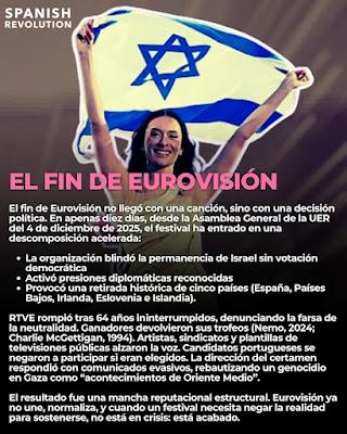 El fin de Eurovisión. El fin de Eurovisión.