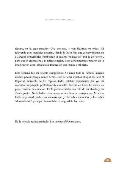 Mi relato «LOS CUENTOS DEL MASTUERZO» publicado en la revista RASTRO (México).