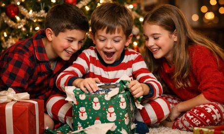 niño aspergerr abriendo regalos