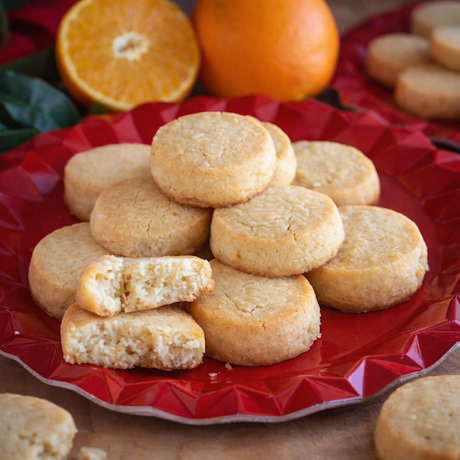 Cómo hacer polvorones caseros de naranja